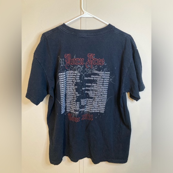 Kid Rock Born Free 2011 Tour T-Shirt - Picture 2 of 2